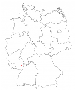 Karte von Deutschland schwarz-weiß Karte von Deutschland