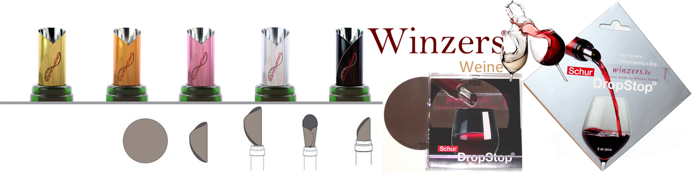 DropStop und SropSaver bei Winzers Weine Bild mit DropSaver und DropStop bei Winzers Weine