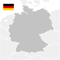 Deutschlandkarte mit Wappen