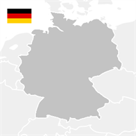 Karte von Deutschland Deutschlandkarte mit Wappen