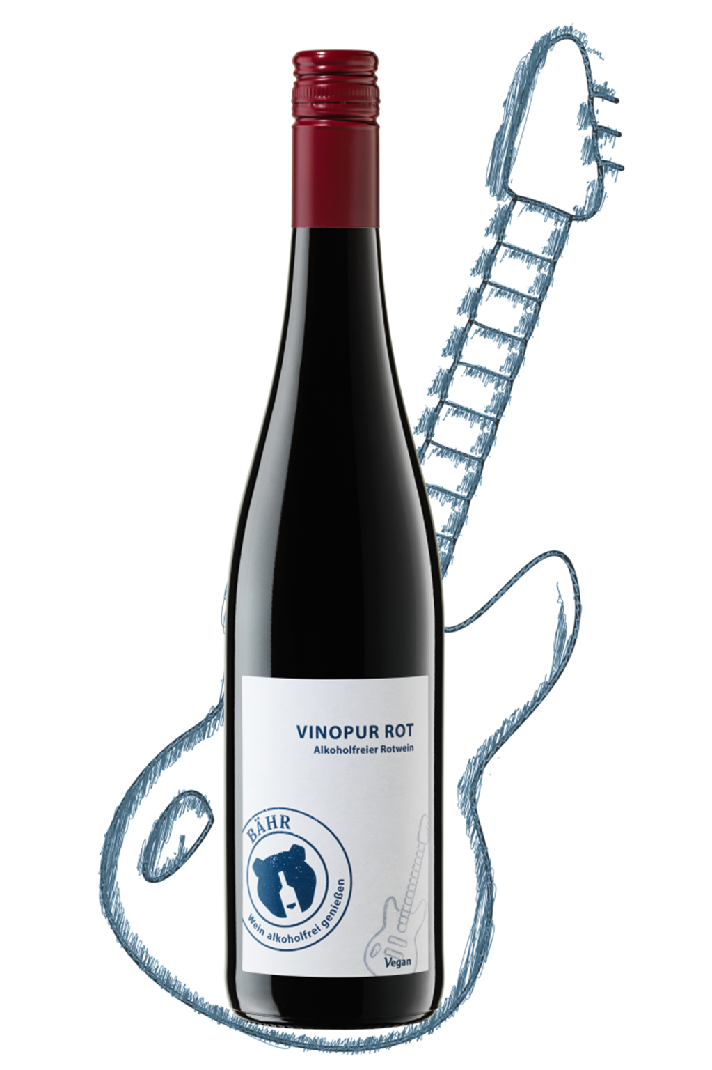 VINOPUR rot - alkoholfreier Rotwein