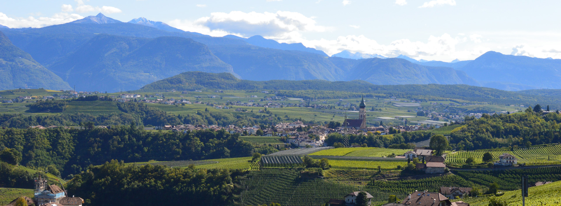 Panorama von St-Pauls in Italien