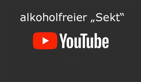 YouTube Video zu alkoholfreier Sekt