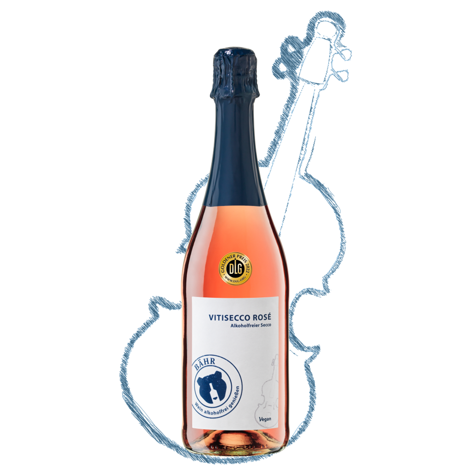 VINOPUR rosé - alkoholfreier Rosewein