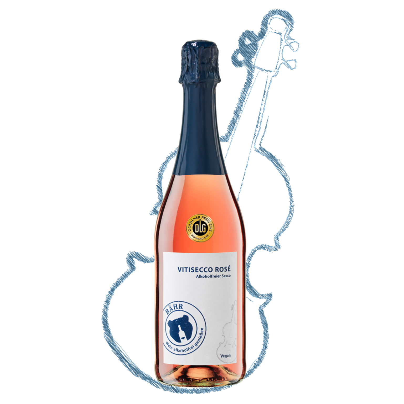 Bähr VINOPUR rosé - entalkoholisierter Roséwein