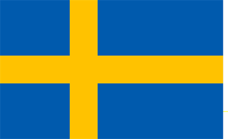 Bild der schwedischen Flagge